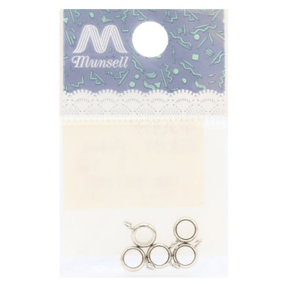 Kunsthandwerk Klammer "4 mm in 4 mm Silber mit Komaru -Ringdose"