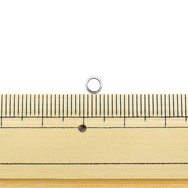 تركيبات يدوية "خاتم كومارو داخلي 3 ملم فضي 10 قطع"