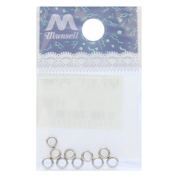 تركيبات يدوية "خاتم كومارو داخلي 3 ملم فضي 10 قطع"