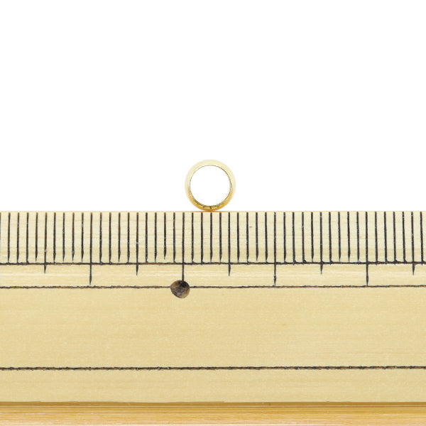 Support d'artisanat "Anneau Komaru 4 mm d'or 10 pièces"