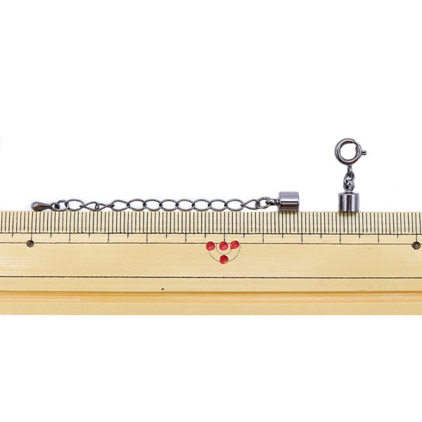 أجهزة يدوية "حلقة سحب 7 مم × مجموعة شعر مستعار 4 مم باللون الأسود"