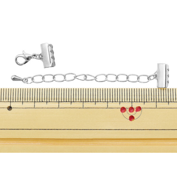 수예브래킷 "Nascan Small ×리본10mm 세트 정지 실버]