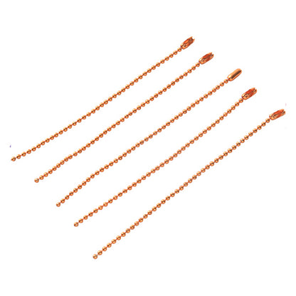 أشغال يدوية "سلسلة كرات ملونة برتقالي 5 قطع"