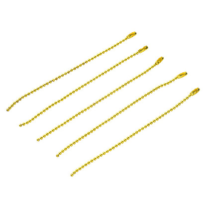 أشغال يدوية "سلسلة كرات ملونة أصفر 5 قطع"