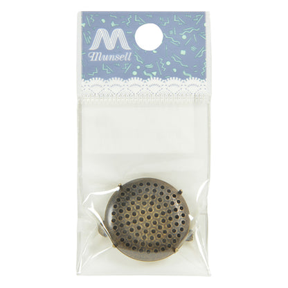 Handicraft bracket "Shower broach antique gold 25mm 1 piece #7005"