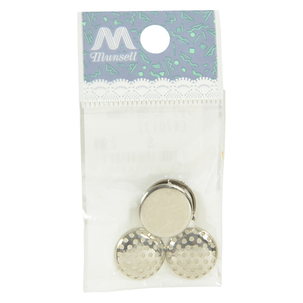 Support d'artisanat "Argent sans douche peut 15 mm 2 pièces # 7013"