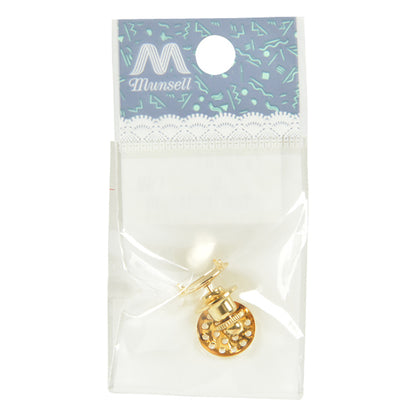 مستلزمات الحرف اليدوية "دبوس دش ذهبي 12 ملم قطعة واحدة #7020"