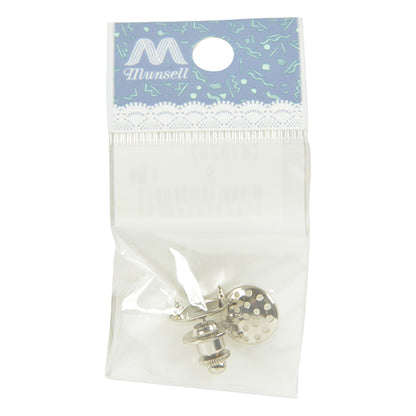 手芸金具 『シャワー タックピン シルバー 12mm 1個入り #7020』