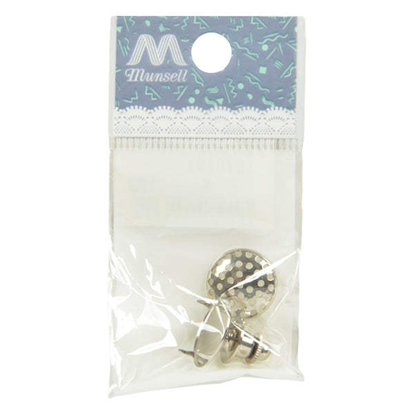 Kunsthandwerk Klammer "Duschstift Silber 15mm 1 Stück #7019"