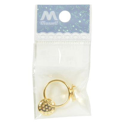 Kunsthandwerksklasse "Duschring Gold 12mm 1 Stück #7029"