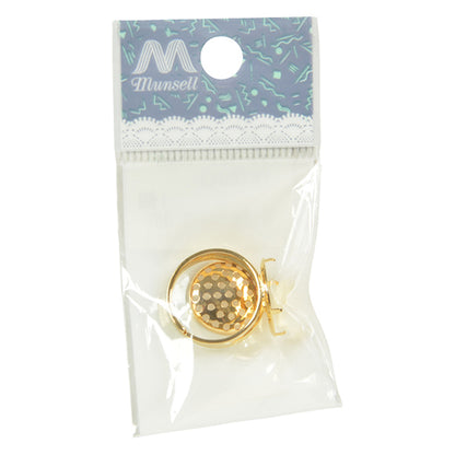 Handicraft bracket "Shower Ring Gold 15mm 1 piece #7004"