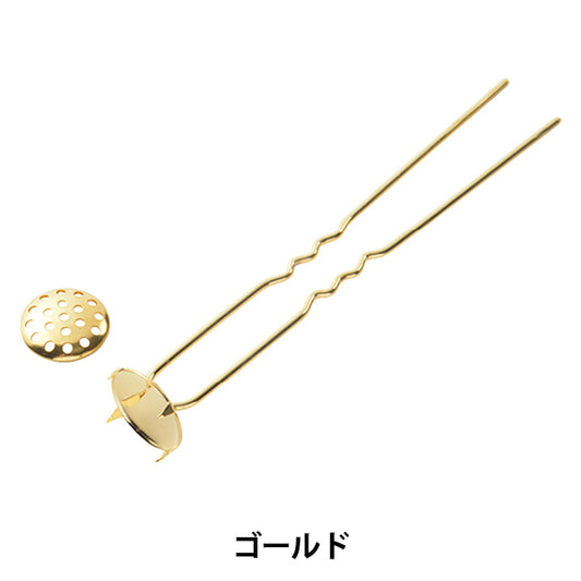 Handicraft bracket "Shower Kanzashi Gold 12mm 1 piece #7035"