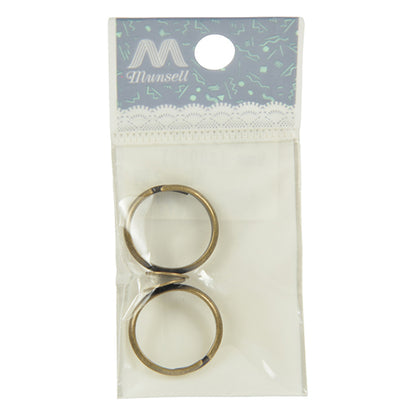 Handicraft bracket "plate ring antique gold 9mm 2 pieces #9020"