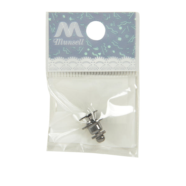 手芸金具 『タックピン 9mm板付き ブラック 1個入り #9003』 – Yuzawaya