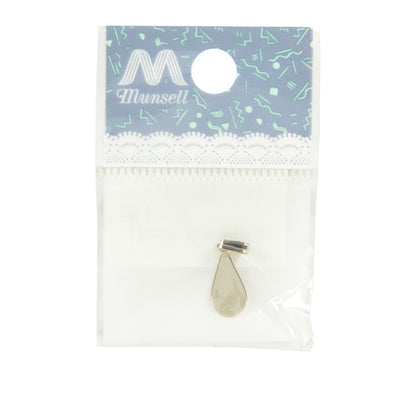 Support d'artisanat "Shizuku Mouded Pendant Top Silver 1 Piece # 9012-B"