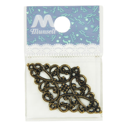 Handicraft bracket "Skashi Parts Rhinocated Antique Gold #2418"