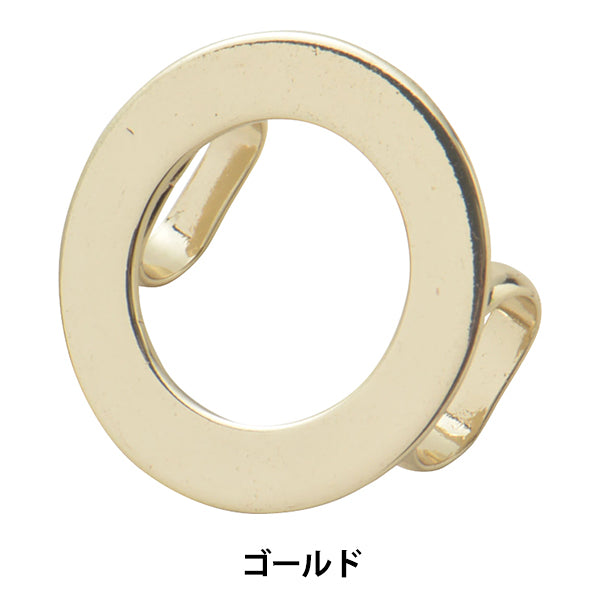 Staffa per artigianato "Donut Obi Clasp 25mm Gold 1 Piece #9243"