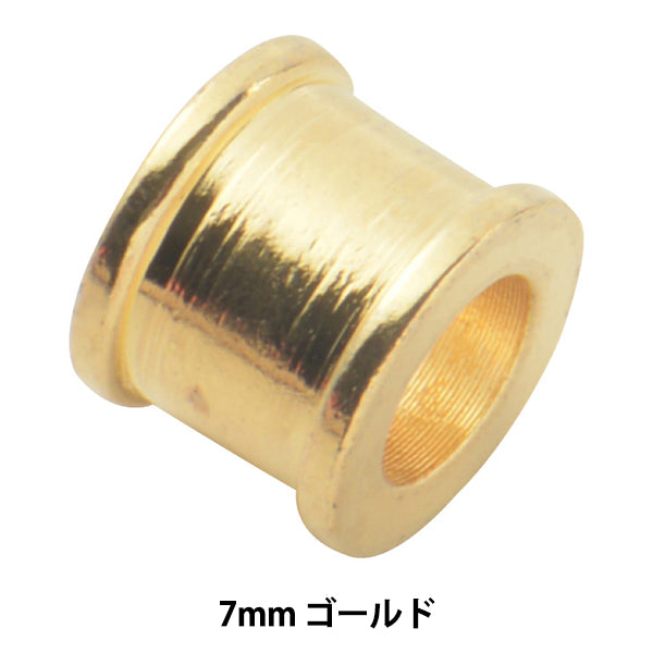 Support d'artisanat "base d'argile PerlesNoyau grand trou d'or 7 mm en 1 pièce # 9232"