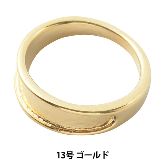 Kunsthandwerk "Clay Foundation Ring Oval Nr. 13 Gold 1 Stück #3057"