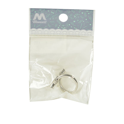 Staffa per artigianato "Anello di base di argilla 1 pezzo con argento #3066"