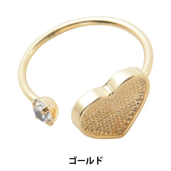 Raccords d'artisanat "Base de base d'argile Heart de coeur GOLD 1 PIÈCE # 3106"