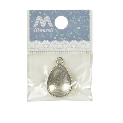 수예금속 피팅점토기초 펜던트 탑 드롭 실버 1 피스 #3055]