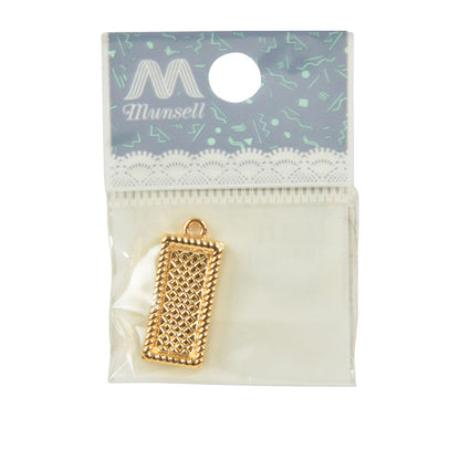 Raccordi per artigianato "a base di argilla a base di argilla oro quadrato superiore 1 pezzo #3064"