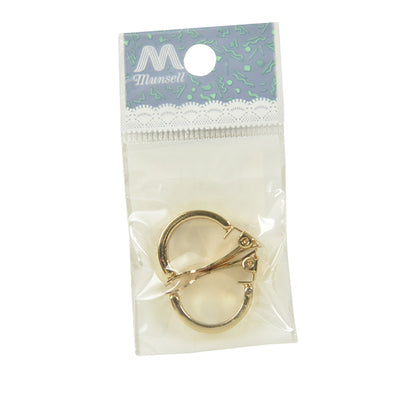 手芸金具 『粘土土台 板バネ イヤリング ゴールド 1ペア #3085』