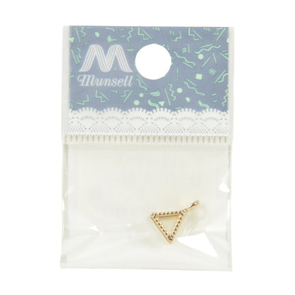 Handicraft bracket "jewelry clip triangle gold"