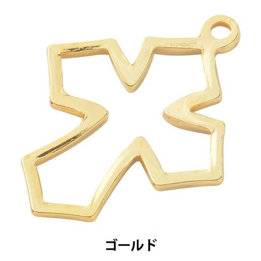 Handicraft bracket "Charm Cross Gold No.407"