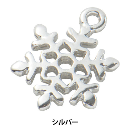 Handicraft bracket "Charm snow crystal silver No.933"