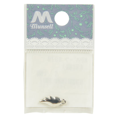 Handicraft bracket "Charm feather silver No.970"