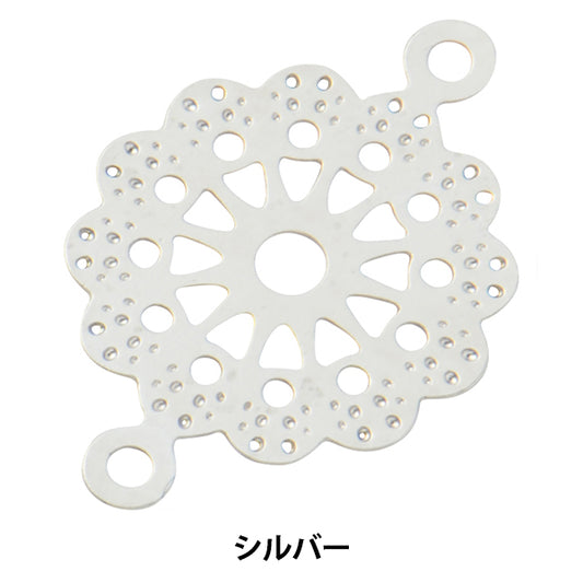 Handicraft bracket "Charm Omachi Motif Silver No.10294"