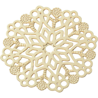 Handicraft bracket "Charm motif #10370 gold"