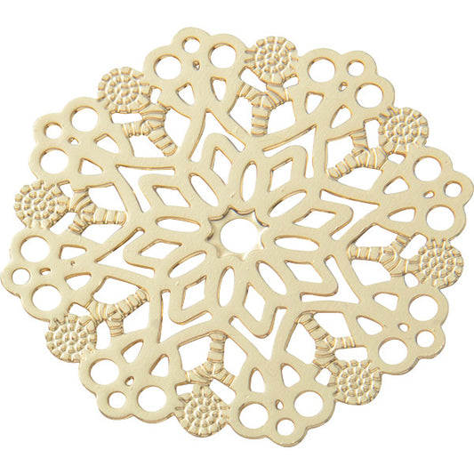 Handicraft bracket "Charm motif #10370 gold"