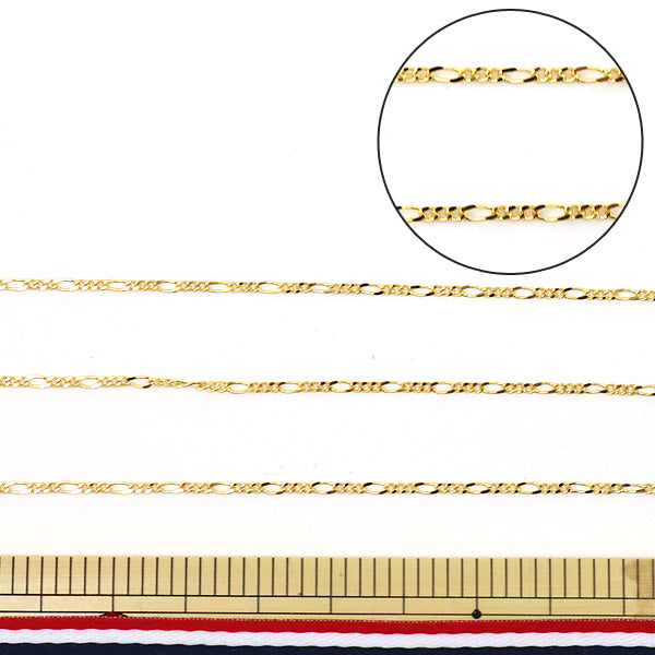手芸金具 『HG140BS1 3G パックチェーン フィガロ HG140BS1 3』