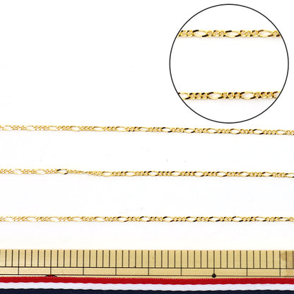 手芸金具 『HG140BS1 3G パックチェーン フィガロ HG140BS1 3』