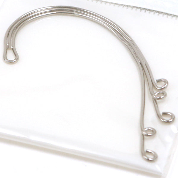 アクセサリー素材 金具 『イヤーフック5カン付』