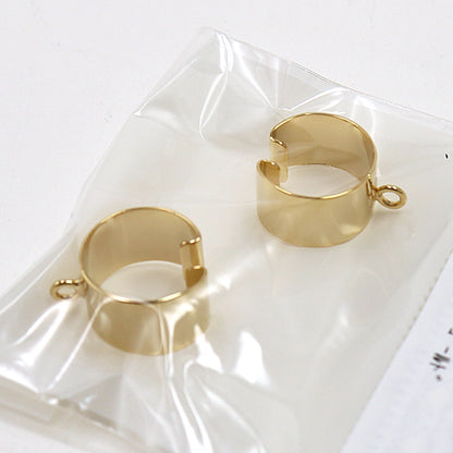 Handicraft bracket "3048BR ear cuffscan with 7mm 1 pair"