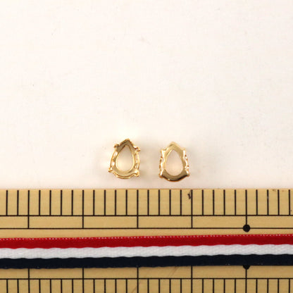 مستلزمات الحرف اليدوية "ذهب 2 قطعة لـ #4320"