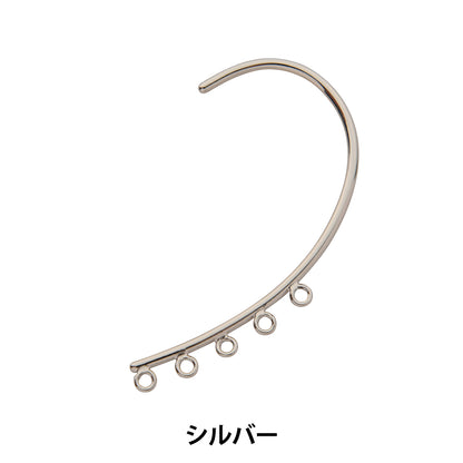 Accessories material "Ear Hook 5 Silver"