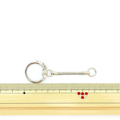 Handicraft bracket "KC20s with 4 key chains nickel"