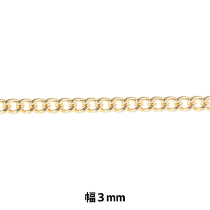 【数量5から】 アクセサリー金具 『キヘイチェーン ゴールド FE808』