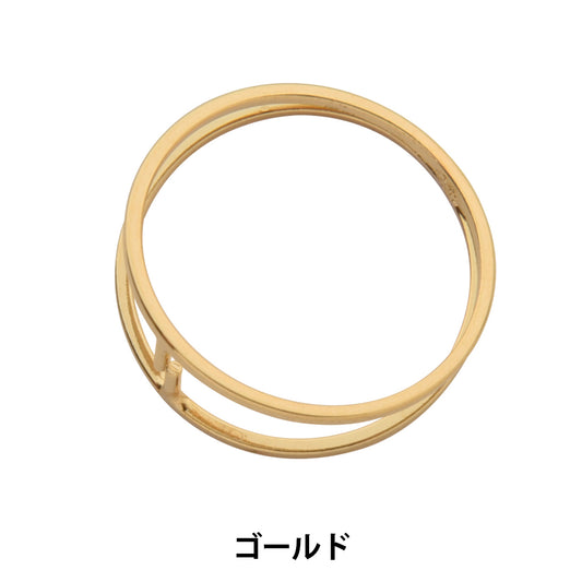 Accessory material "Double Ring Vatican Round Gold"