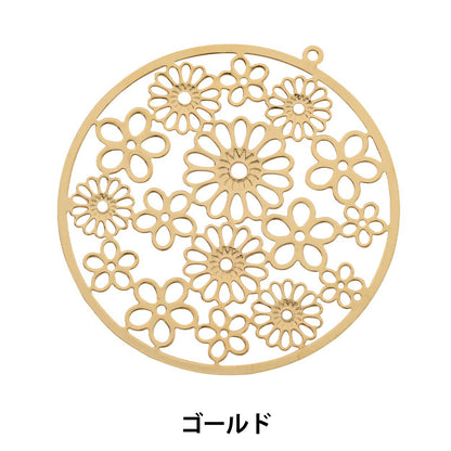 مادة الإكسسوار "سحر معالجة التآكل على شكل زهرة ذهبية"