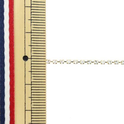 [From quantity 5] Chain "Presiosa Diamond Chain Crystal Gold M099"