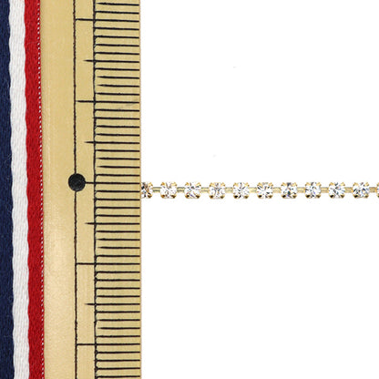 [From quantity 5] Chain "Presiosa Diamond Chain Crystal Gold M100"