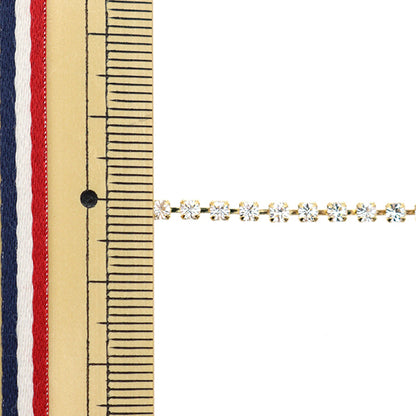 [From quantity 5] Chain "Presiosa Diamond Chain Crystal Gold M101"