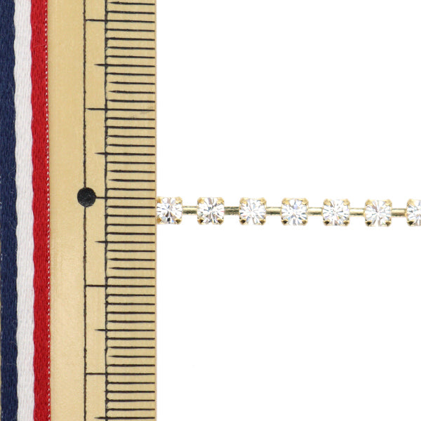 [From quantity 5] Chain "Presiosa Diamond Chain Crystal Gold M110"