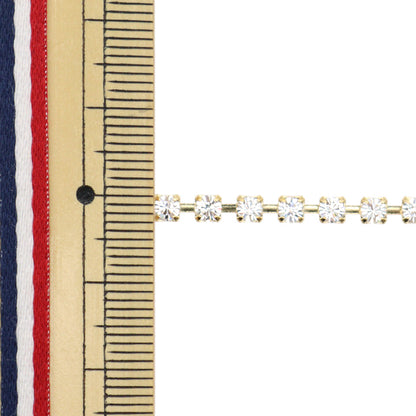 [From quantity 5] Chain "Presiosa Diamond Chain Crystal Gold M110"